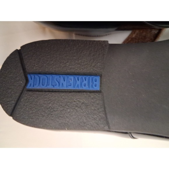 Birkenstock Saunders black patent leather flats oxfords lace up shoes Sz W 5-5.5 - Picture 10 of 15